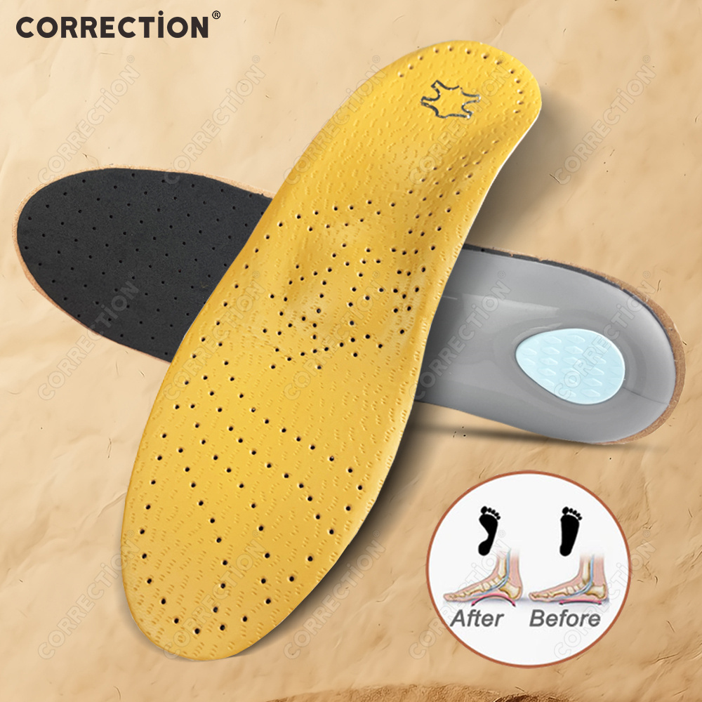 Sneaker Care Products - Plantillas Ortopédicas de Cuero con Soporte